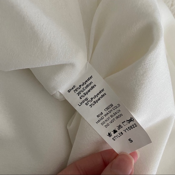 White Ruffle Dress - Picture 5 of 5